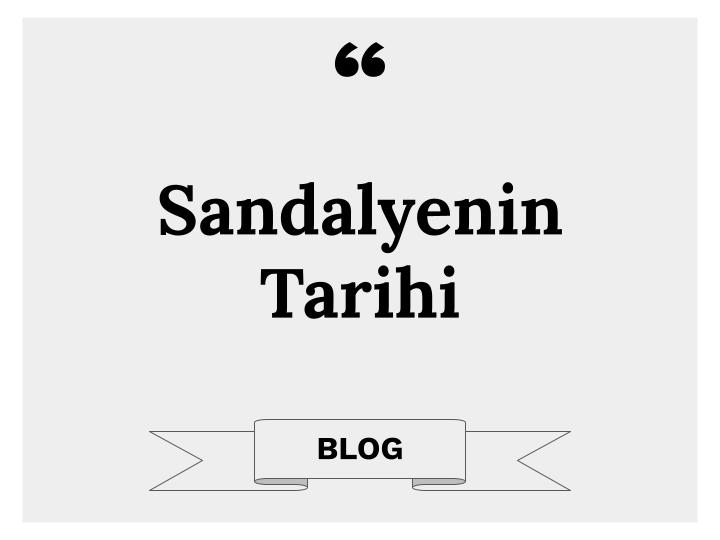 Sandalyenin Tarihi