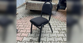 Hilton Demir Sandalye Siyah