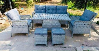 Özel Bahçe Mobilya Takımı Mavi