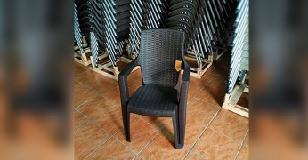 Plastik Rattan Sandalye