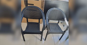 Rattan Desenli Sandalye